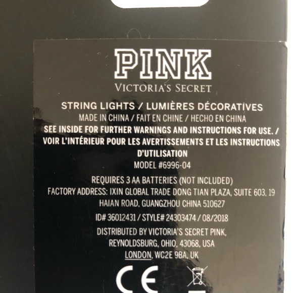VS PINK Dog Lights String LED NEW In Box - Picture 5 of 7